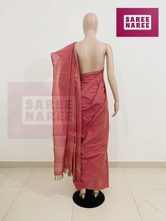 Cotton Bliss Saree in Silent Pink (CB3021)