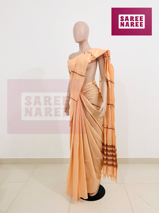 Cotton Bliss Saree in Beige (CB3027)