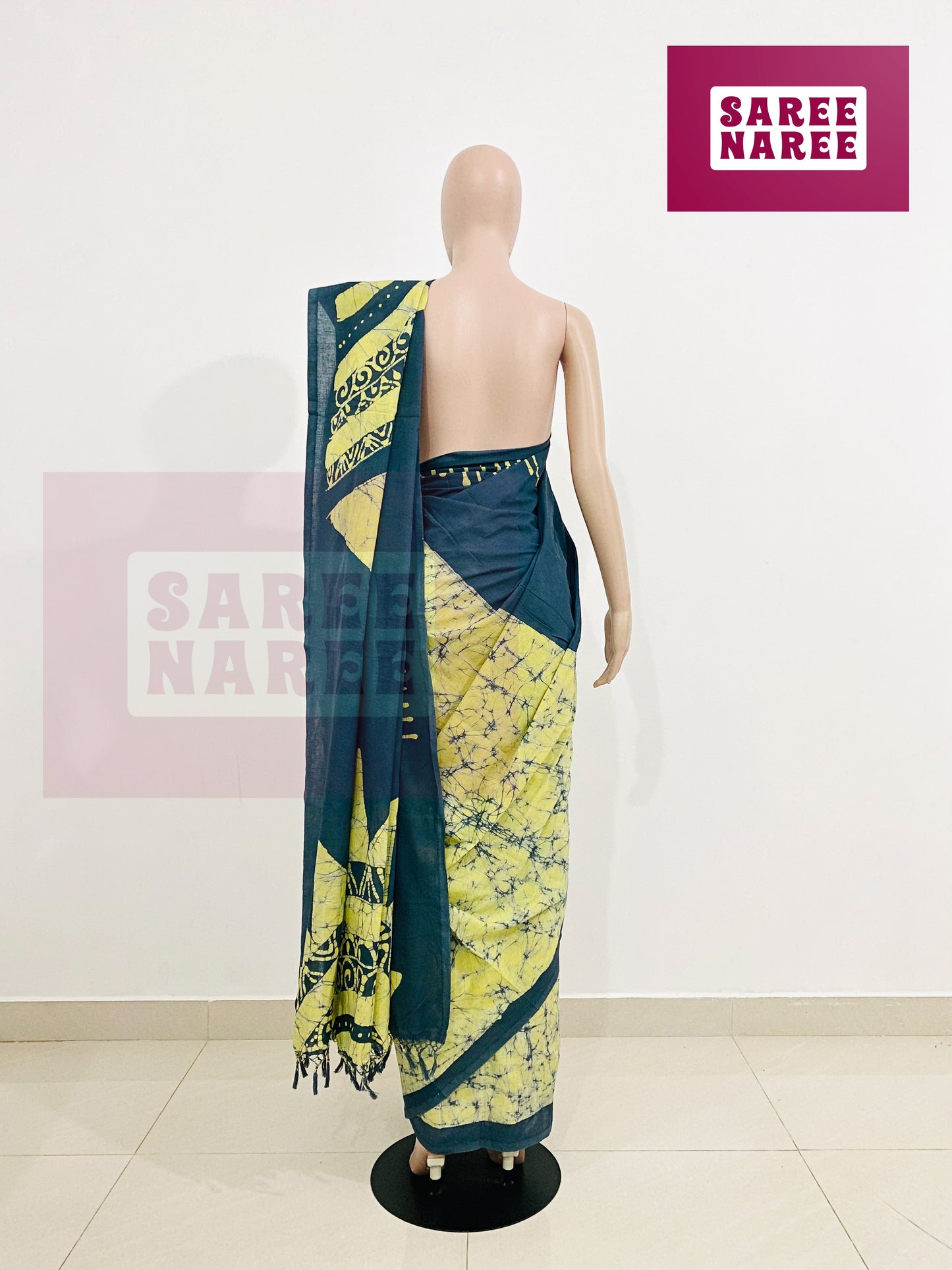 Handloom Batik Saree – Loomed Batik Collection by Saree Naree (HB9005)