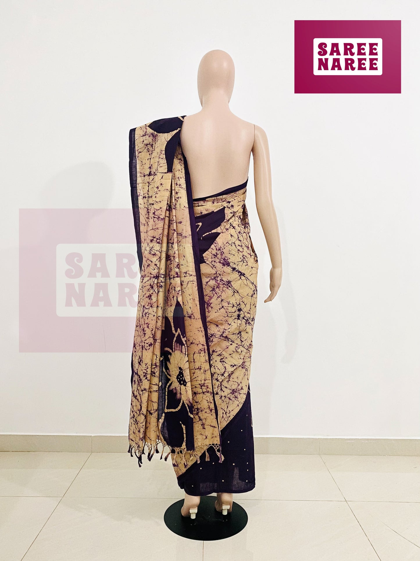 Handloom Batik Saree – Loomed Batik Collection by Saree Naree (HB9009)