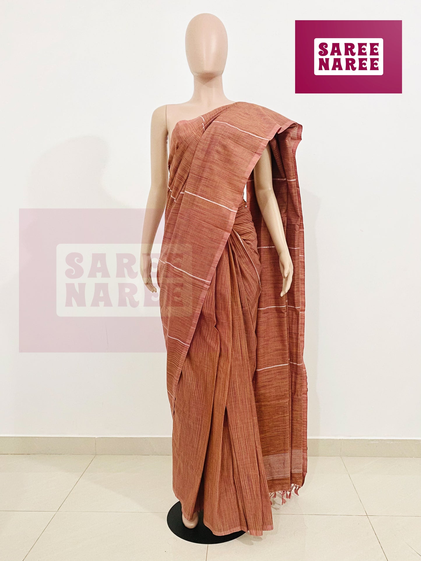 "Allora Aloe Vera Handloom Saree in Orchid Rose – Saree Naree Sri Lanka"