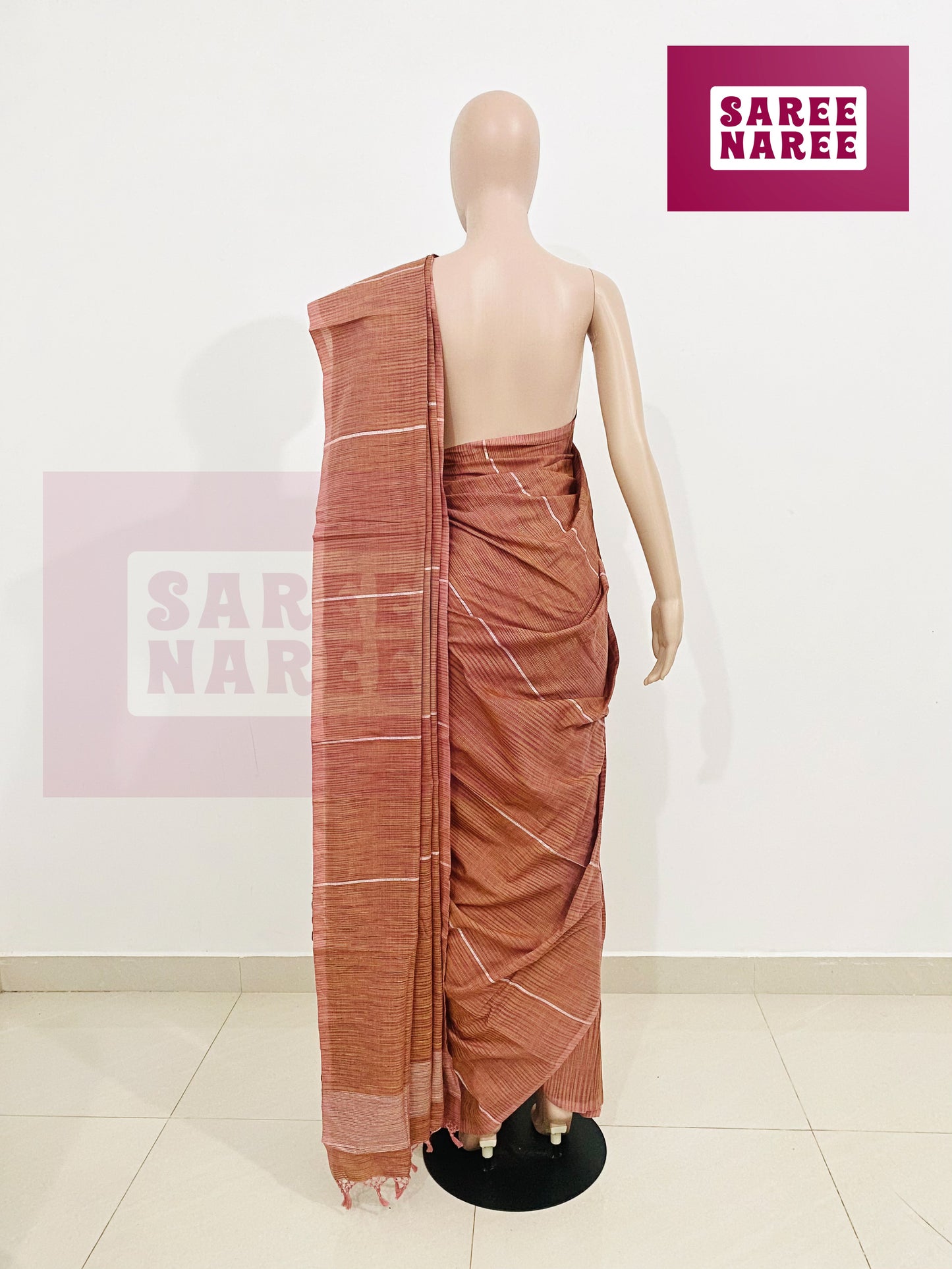 "Allora Aloe Vera Handloom Saree in Orchid Rose – Saree Naree Sri Lanka"