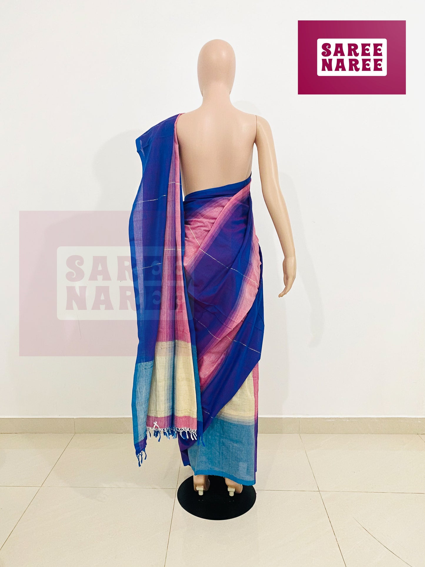 Cotton Bliss Handloom Saree in Contemporary mix  – Saree Naree Sri Lanka