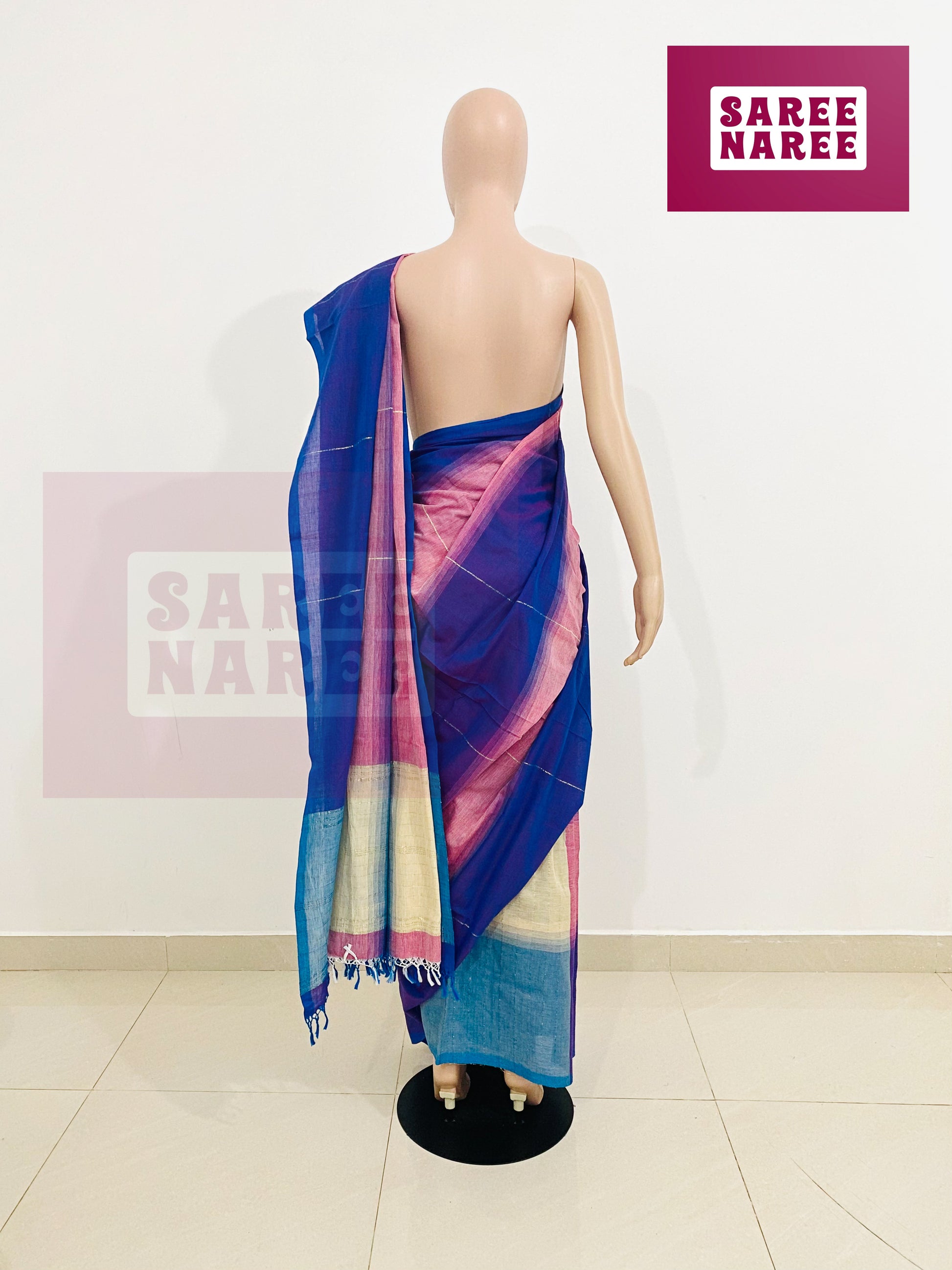 Cotton Bliss Handloom Saree in Contemporary mix  – Saree Naree Sri Lanka