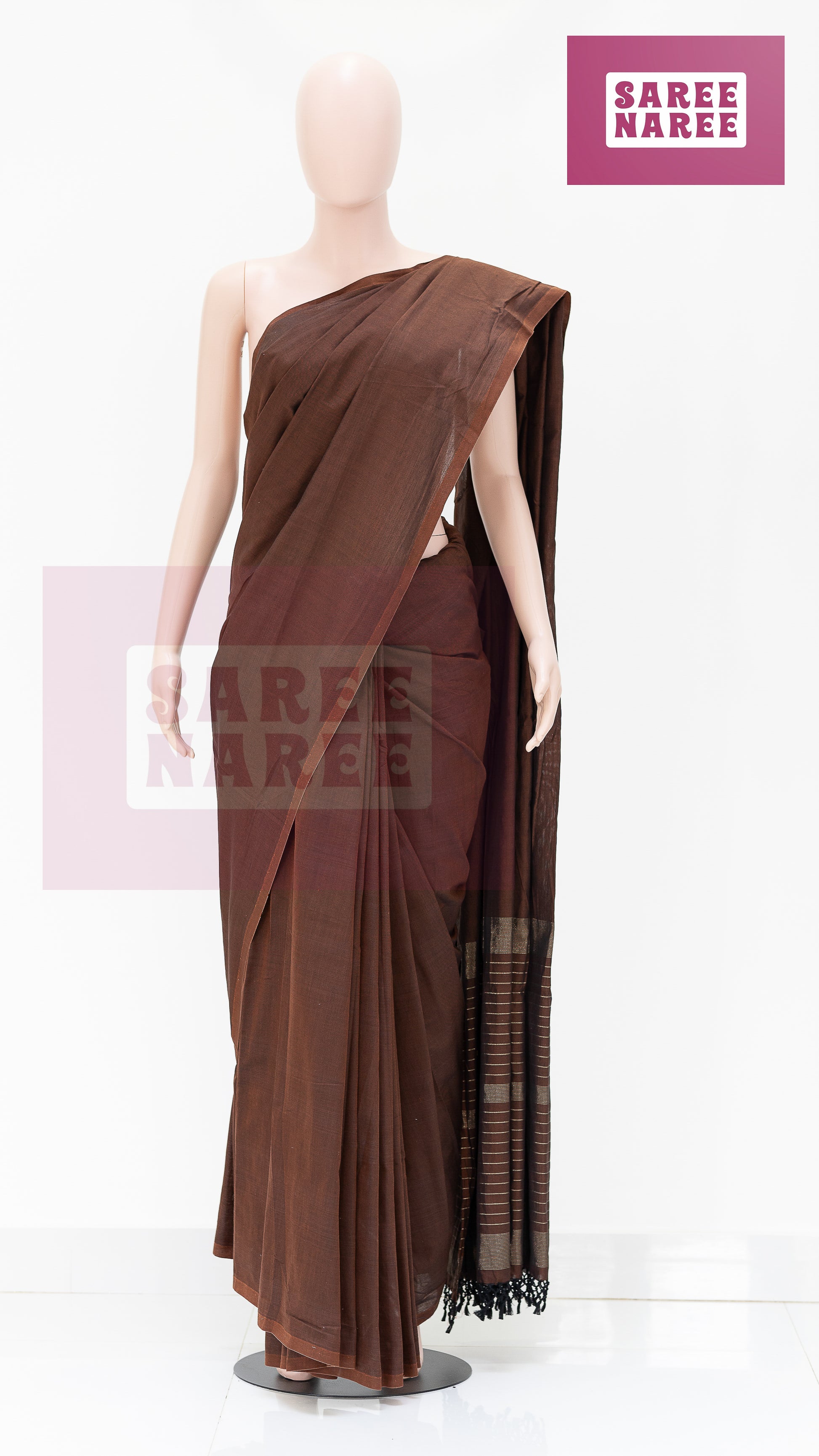 Cotton_Bliss_Handloom_Saree_in_Dusty_Brown_Saree_Naree_Sri_Lanka_
