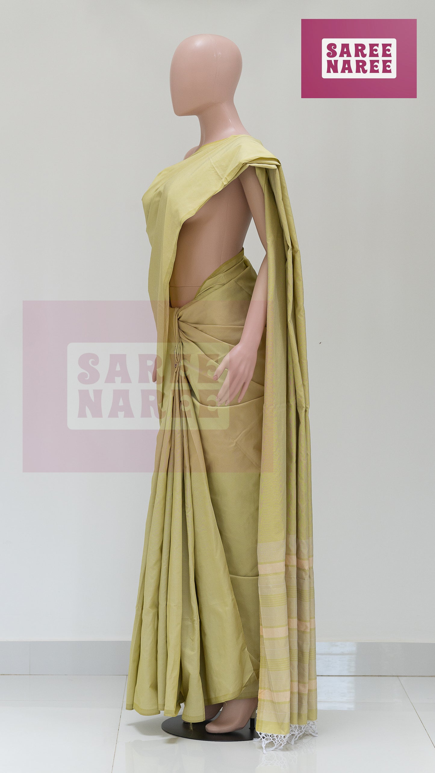 Cotton Bliss Handloom Saree in Olive Green – Saree Naree Sri Lanka
