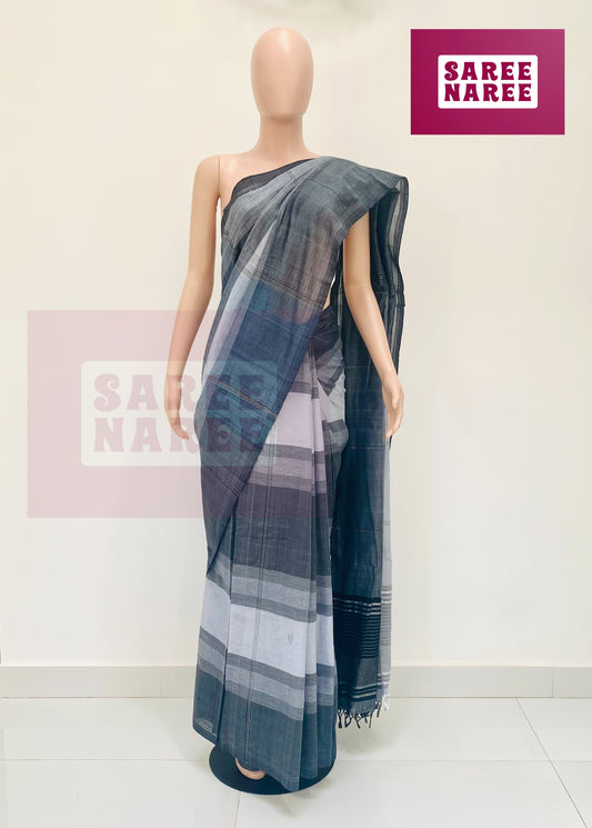 Cotton Bliss Handloom Saree in Sky Blue – Saree Naree Sri Lanka