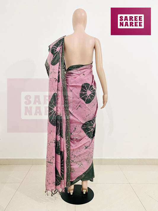 Handloom Batik Saree – Loomed Batik Collection by Saree Naree (HB9004)