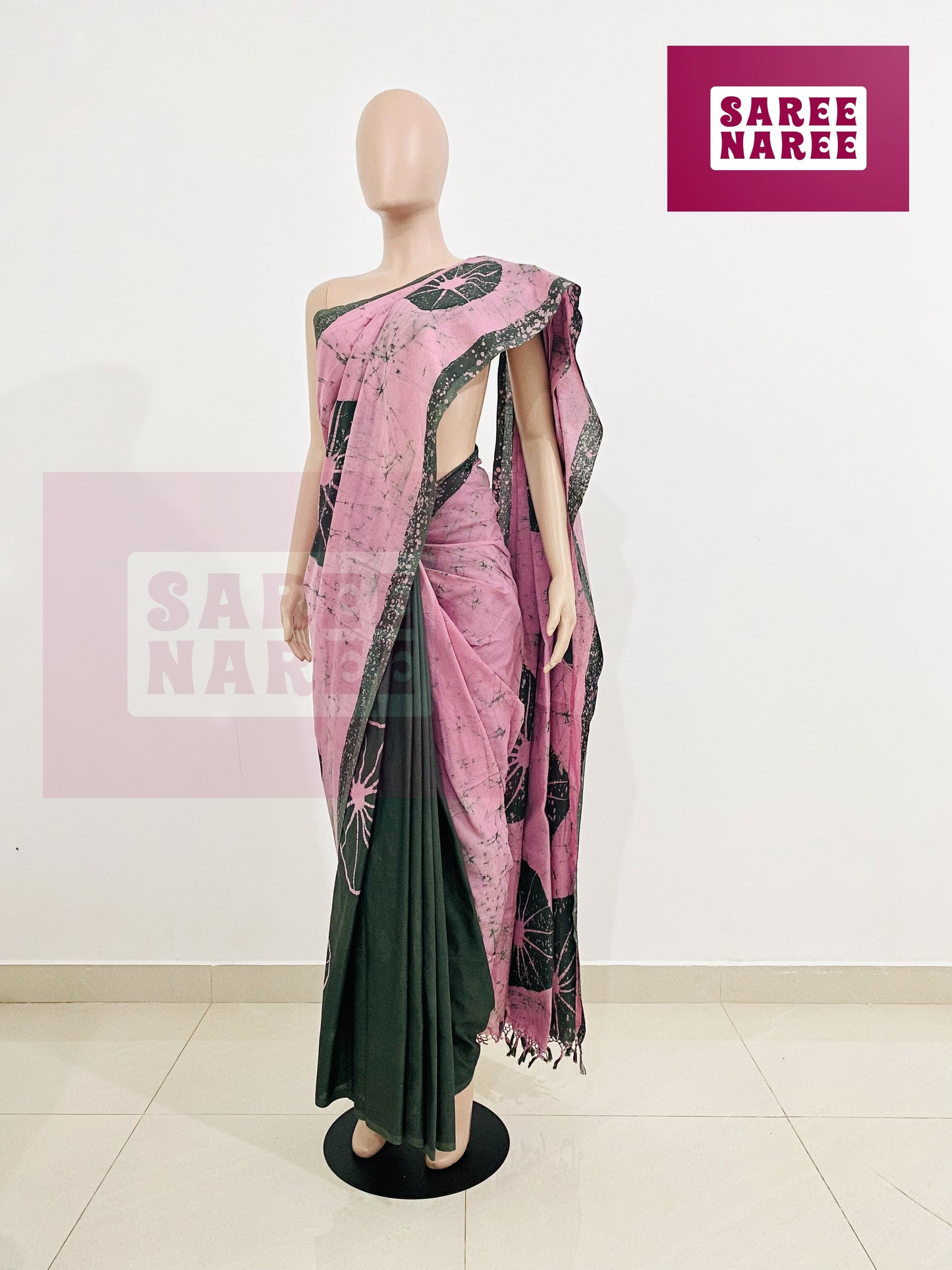 Handloom Batik Saree – Loomed Batik Collection by Saree Naree (HB9004)