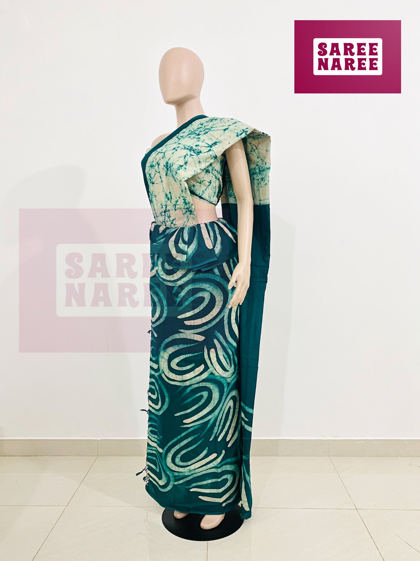 Handloom Batik Saree – Loomed Batik Collection by Saree Naree (HB9006)