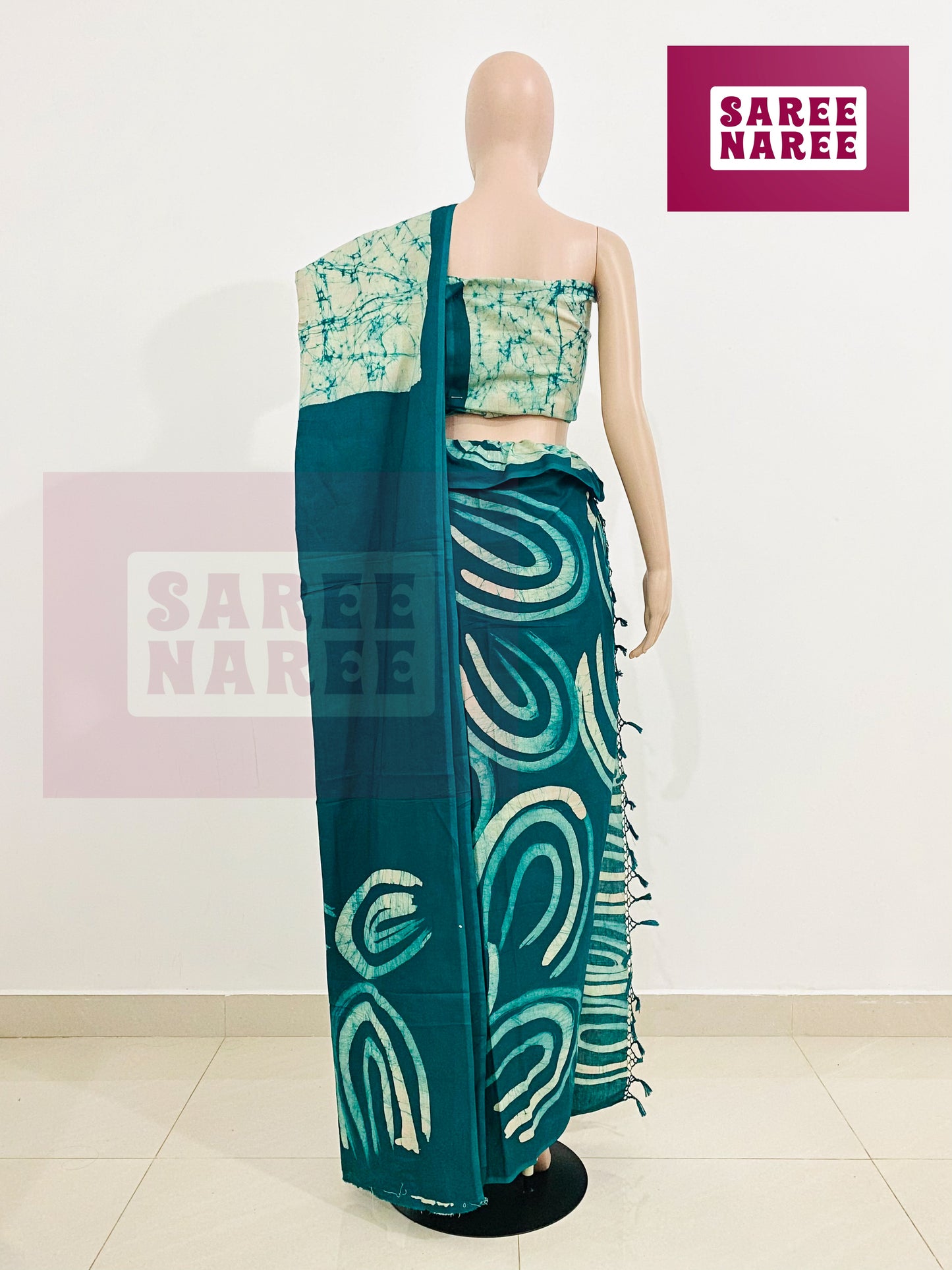 Handloom Batik Saree – Loomed Batik Collection by Saree Naree (HB9006)