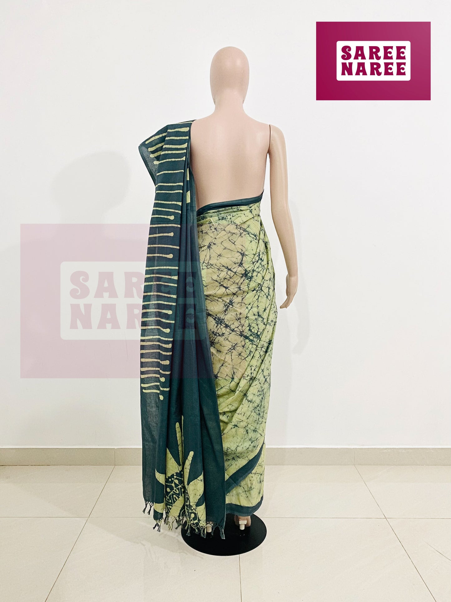 Handloom Batik Saree – Loomed Batik Collection by Saree Naree (HB9002)